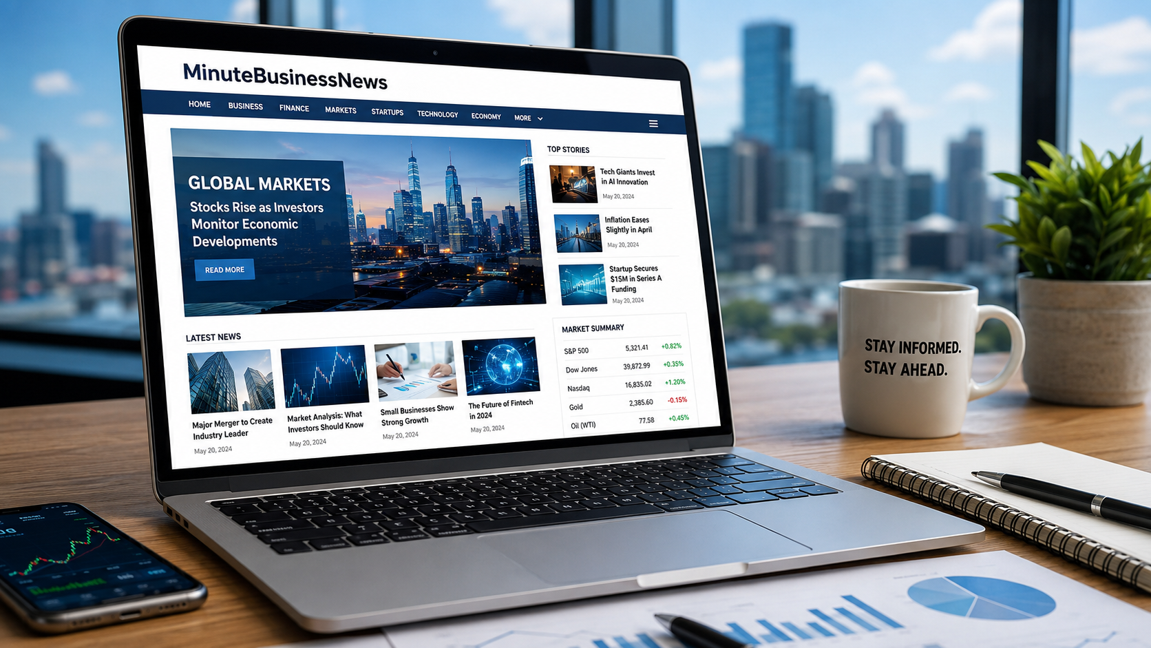 MinuteBusinessNews: Your Trusted Source for Business News, Market Insights, and Financial Updates