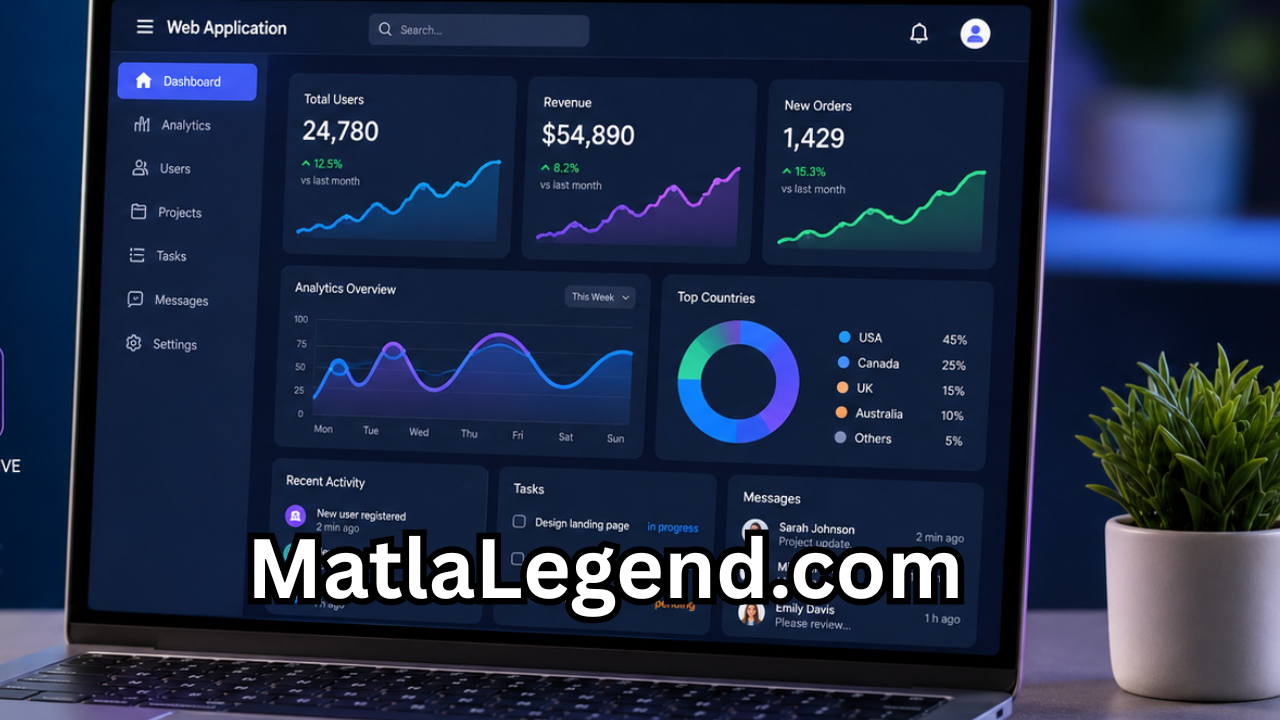MatlaLegend.com A Complete Guide to Modern Web Applications, Features, and Benefits